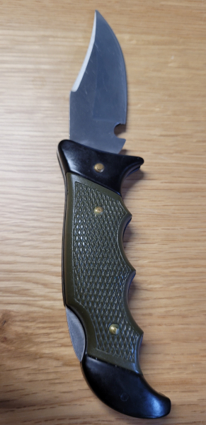 Jagdmesser Nieto mit Gürtelholster - 440c stainless – immagine 2