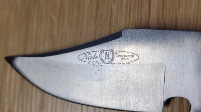 Jagdmesser Nieto mit Gürtelholster - 440c stainless – immagine 3