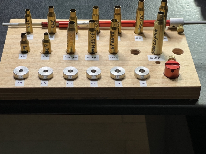 Patronenlängen-Lehre Hornady mit Messhülsen – снимка 2