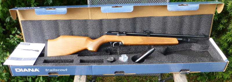 Diana Trailscout Wood Co2-Gewehr 4,5 mm Diabolo – Bild 3