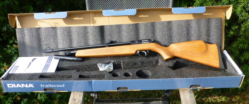 Diana Trailscout Wood Co2-Gewehr 4,5 mm Diabolo – Bild 2