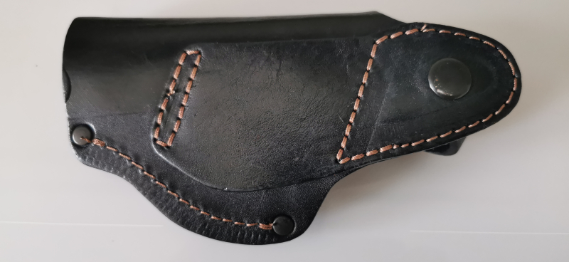 Geformtes Gürtelholster aus Leder für Kurzwaffen Gürtelbreite ca. 4,5 cm – stampa 2