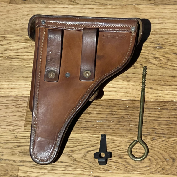 Finnisch Armee Parabellum P08 S42 Tasche Luger DWM – Bild 2