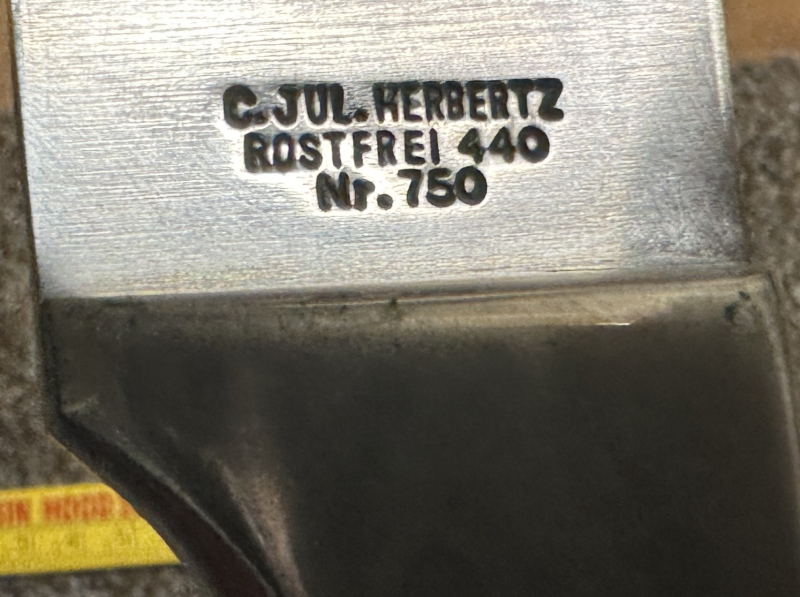C.Jul. Herbertz Tanto - Messer 440 rostfrei – Bild 3