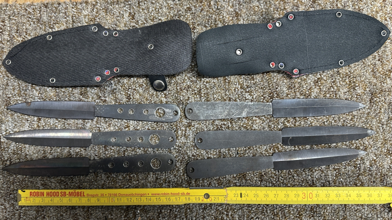 Zwei Wurfmesserset Taiwanproduktion – Bild 2