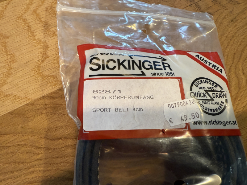 Sickinger Ledergürtel Braun 90cm – stampa 2
