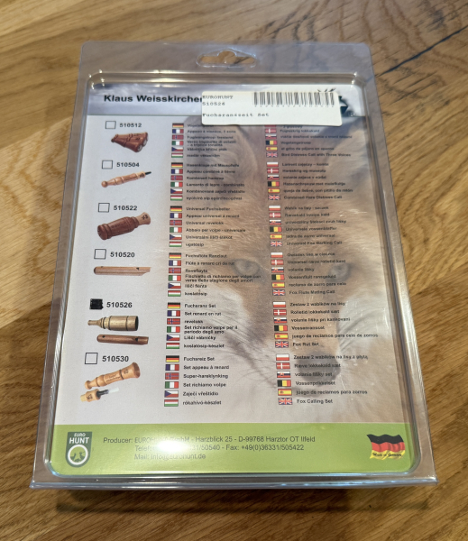 Klaus Weisskirchen Wildlocker Fuchsranzzeit Set – obrázek 2