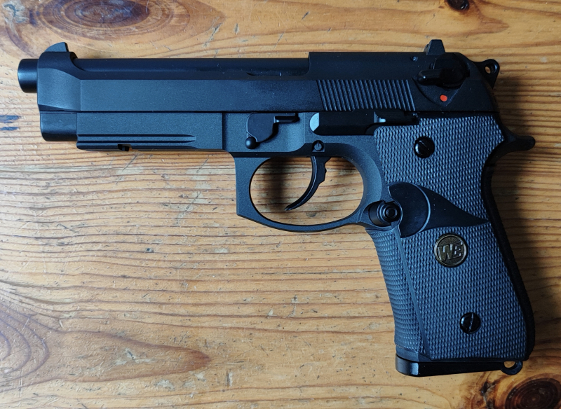 WE M9 Vollmetall GBB 6mm BB schwarz – Bild 2