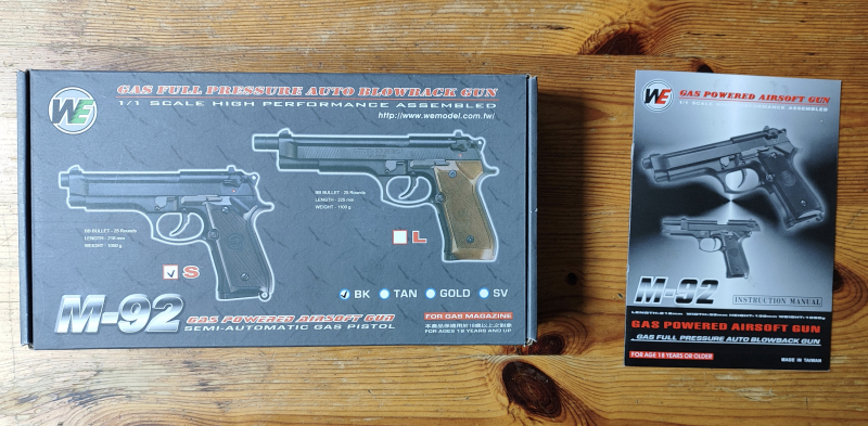 WE M9 Vollmetall GBB 6mm BB schwarz – Bild 6