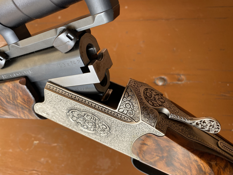 Einmalig: Blaser Bergstutzen B95 Royal 9,3x74R 6,5x57R Swarovski 2,5-10x56 – Bild 5