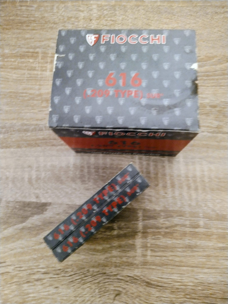 Zündhütchen Fiocchi Schrotzünder Typ 616 Wiederladen Jäger Presse Munition – billede 3