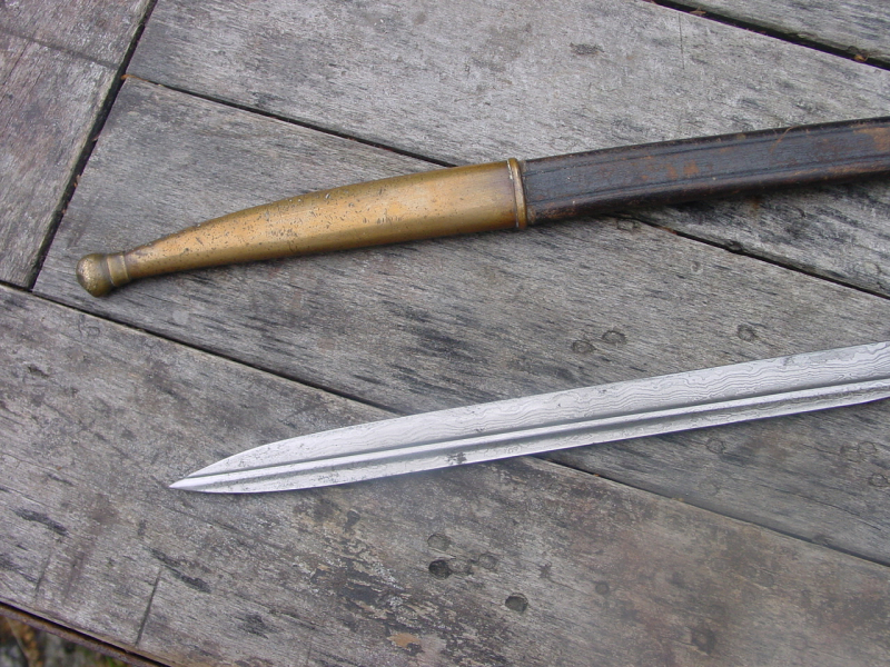 Löwenkopf Säbel Damast Klinge Eisenhauer – Bild 4