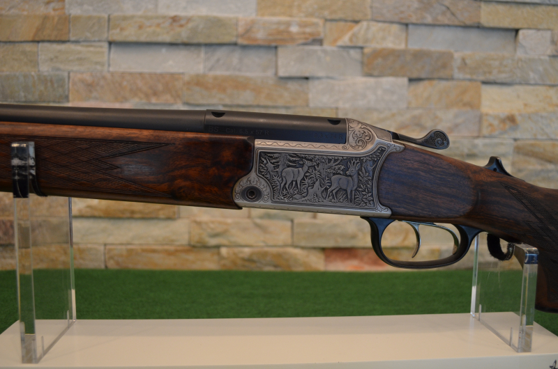 Blaser Bockdoppelbüchse B 97 Luxus, Kaliber: 9,3x74R ;6,5x57R mit Doppelabzug – Bild 3