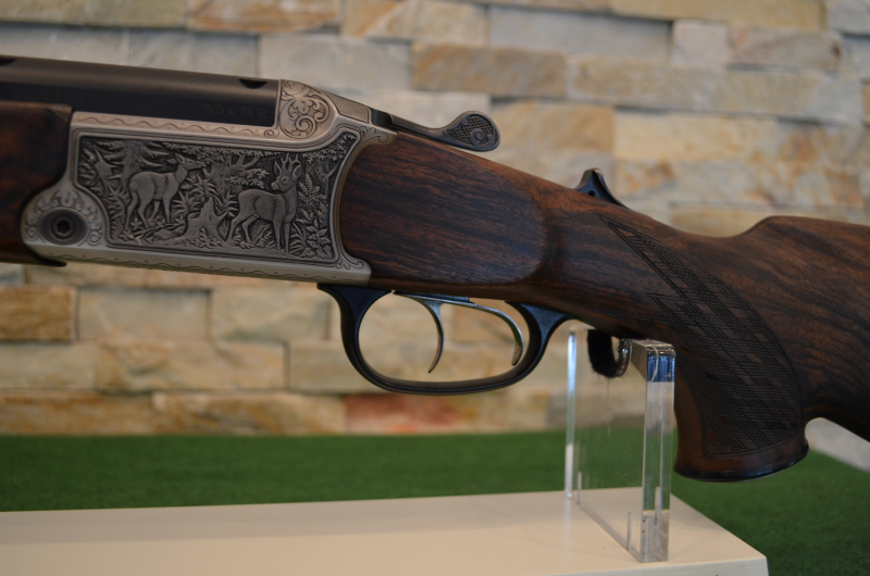 Blaser Bockdoppelbüchse B 97 Luxus, Kaliber: 9,3x74R ;6,5x57R mit Doppelabzug – Bild 4