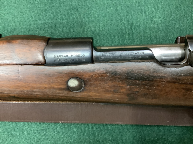 Repetierbüchse DWM Mod. 1909 Stutzen Kal. 7,65 Arg. gebraucht – Bild 3