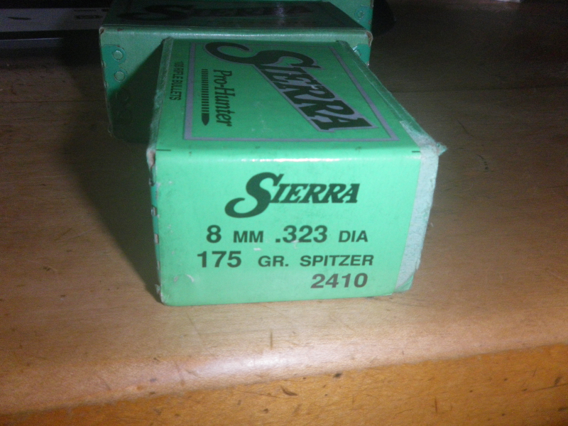 100 Geschosse 8 mm Js 175gr Spitzr Sierra – Bild 2