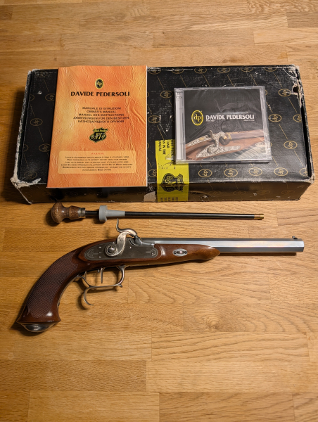 Pedersoli Le Page Perkusitions Vorderladerpistole cal.36 – billede 1