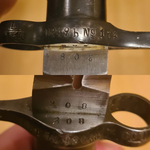 Schwedisches Bajonett M96 Truppenabnahme Hersteller EJ AB für Schwedenmauser Carl Gustav, Husqvarna – Bild 4
