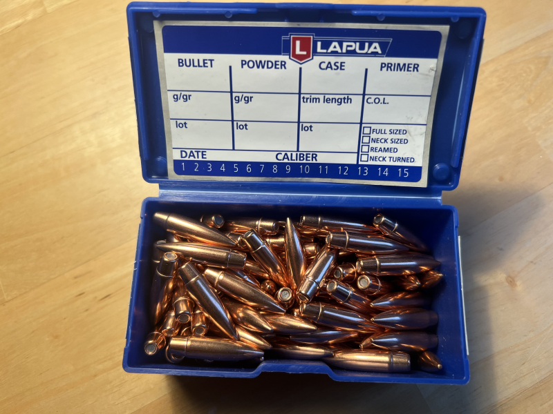 Lapua D46 Geschosse, 185 gr, Kaliber .30 / 7,83, 100 St. – imagen 2