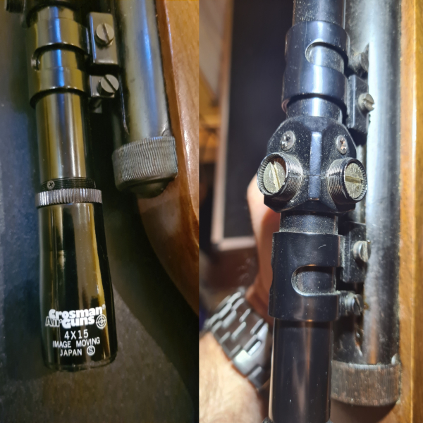 Luftgewehr Mod. 73 mit Zielfernrohr Crosmann 4x15 Norica Perfecta Knicklauf 4,5 mm/.177 – immagine 3
