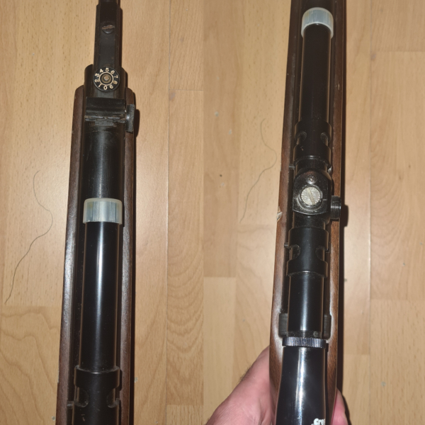 Luftgewehr Mod. 73 mit Zielfernrohr Crosmann 4x15 Norica Perfecta Knicklauf 4,5 mm/.177 – immagine 4