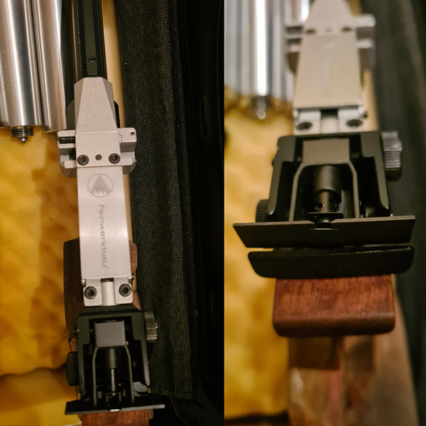 Fünfschüssige Luftpistole Feinwerkbau C55P in OVP, zwei Magazine, Kartuschen Koffer Zahlenschloss – Bild 2