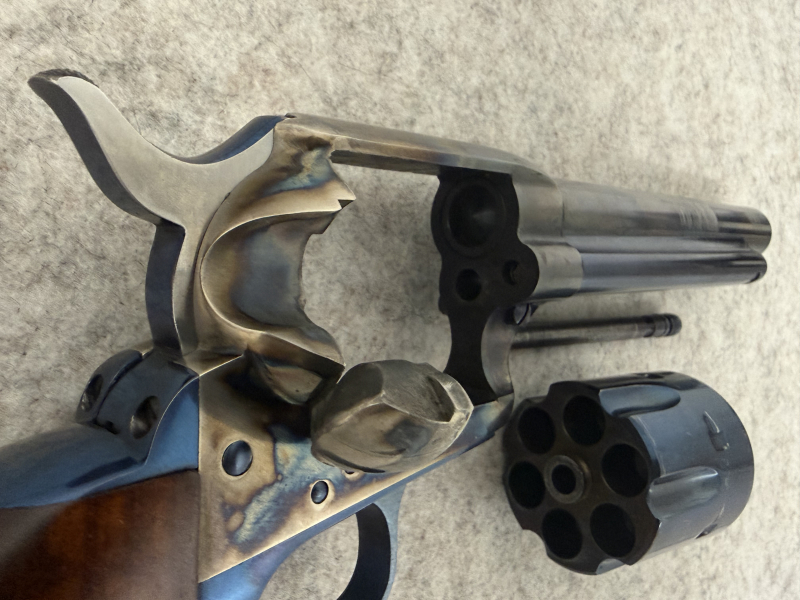 Cattleman 1873, 9mm R Knall, wunderschöner Western Schreckschussrevolver – Bild 4