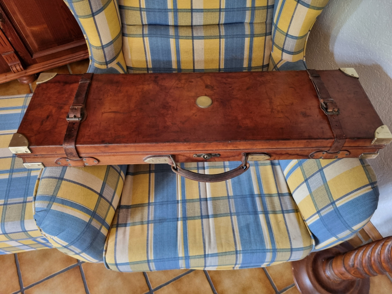 Luxus Lederkoffer Waffenkoffer – Bild 1