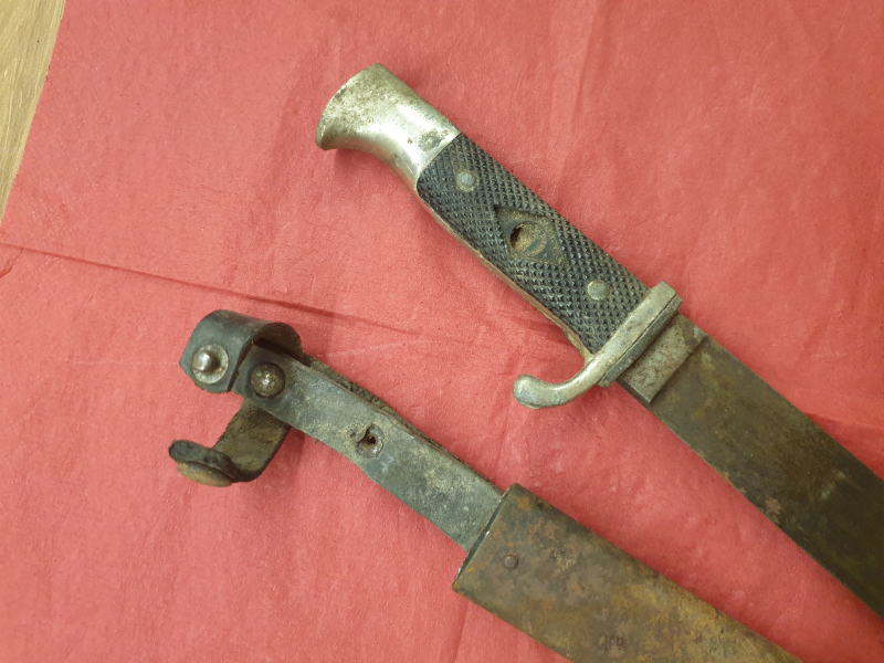 HJ Fahrtenmesser Dachbodenfund RZM M7/14 100% Original – Bild 3