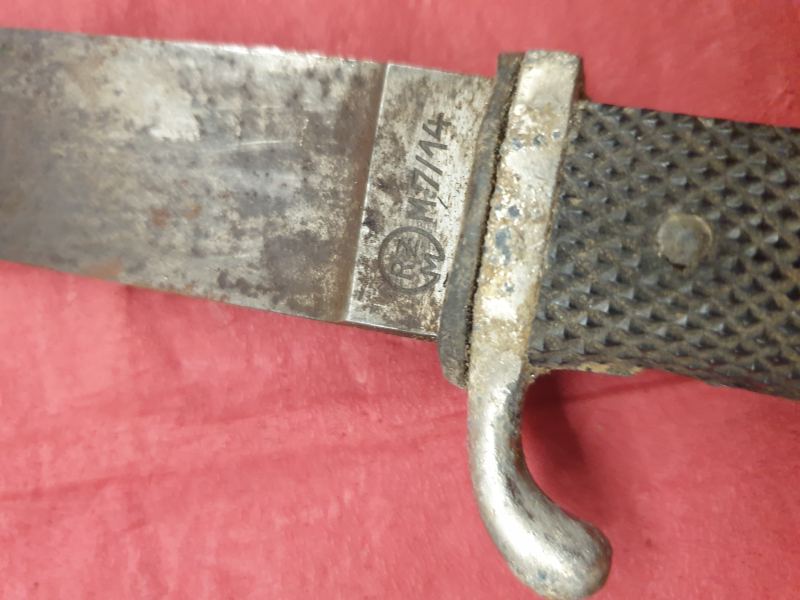 HJ Fahrtenmesser Dachbodenfund RZM M7/14 100% Original – Bild 2