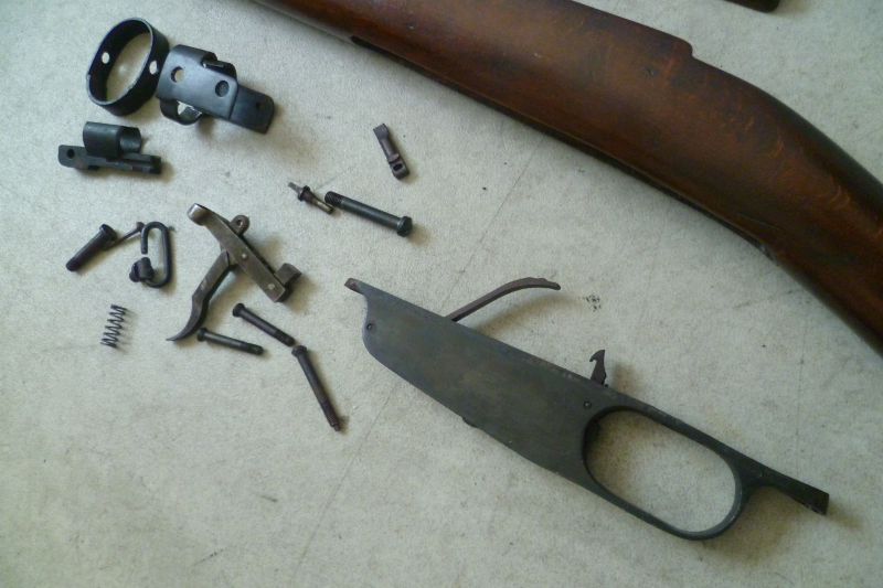 Ersatzteile und Schaft Terni Carcano – Bild 2