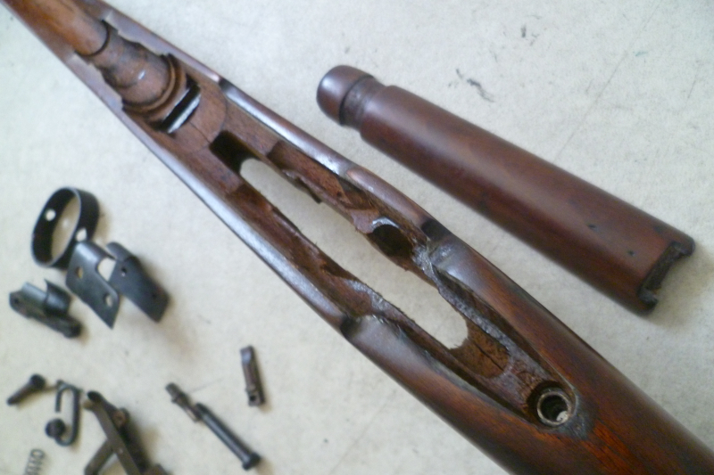 Ersatzteile und Schaft Terni Carcano – Bild 3