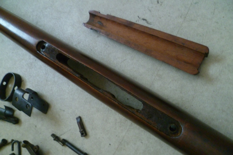 Ersatzteile und Schaft Terni Carcano – Bild 4