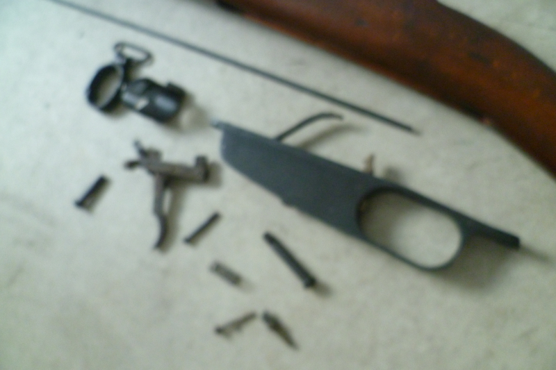 Ersatzteile und Schaft FAT Carcano – Bild 3