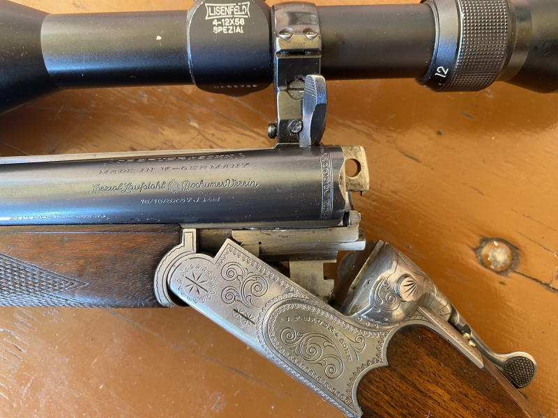 Drilling Sauer & Sohn 8x57IRS 16/70 .22Hornet SWM 4-12x56 Einstecklauf – Bild 3