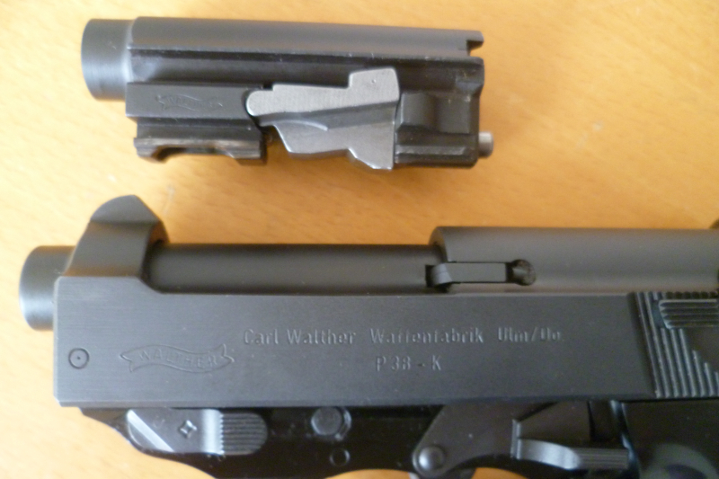 Pistole Walther P38-K 9mm Luger mit Wechsellauf 7,65mm Para – Bild 3