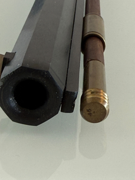 Perkussionsbüchse Dikar Hawken Schwarzpulver 45 Achtkantlauf 45 Blackpowder – Bild 6