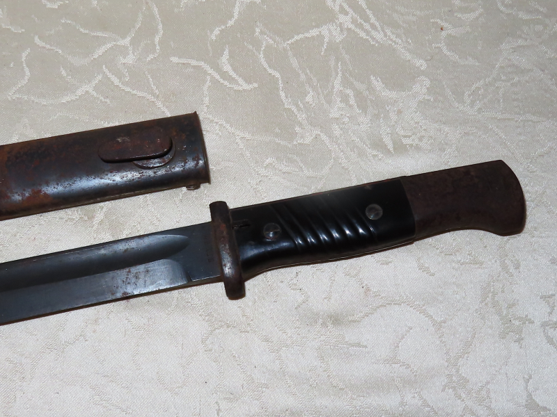 Bajonett K 98 - Deutsch 2 WK!Scheide+Bajonett Nummerngleich – Bild 4