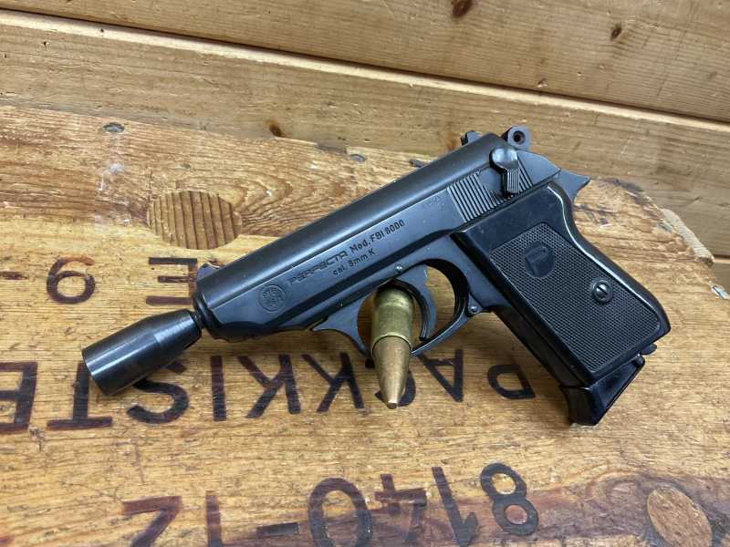 SRS Pistole Perfecta Mod FBI 8000 8mmKnall PTB 196/2 – Bild 2
