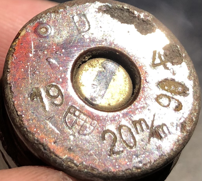Ungarische 20mm Deko-Patrone WK2 Panzer – Bild 3