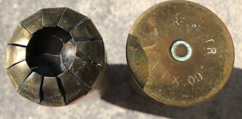 Französische 37-mm-Deko-Patrone kartatsche wk1 – Bild 3
