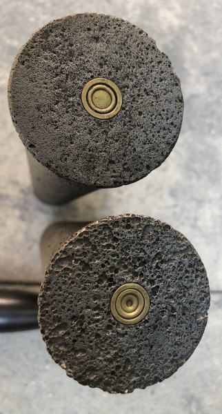 Russische 45mm Deko-Patrone Panzer mit 2 Stahlhülsen WK2 – снимка 4
