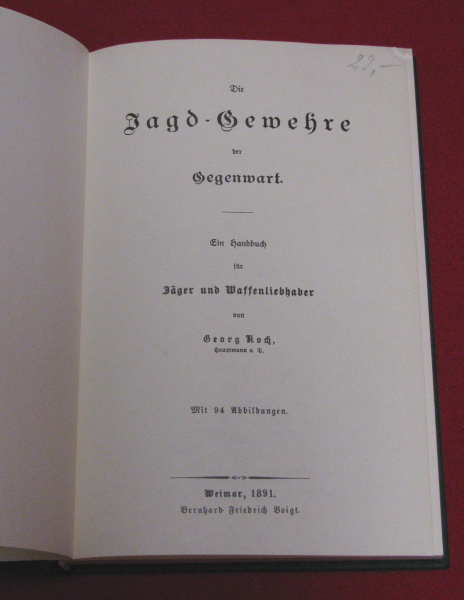Koch Georg, Die Jagdgewehre der Gegenwart 1891 – Bild 2