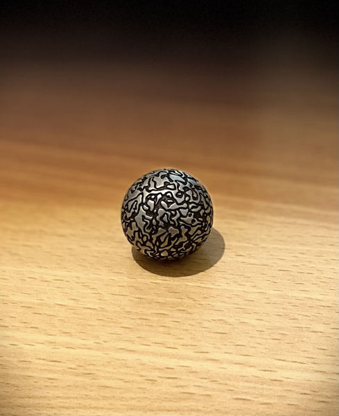 KAMMERGRIFFKUGEL Gehirnoptik - Boule de levier Brainy – Bild 2