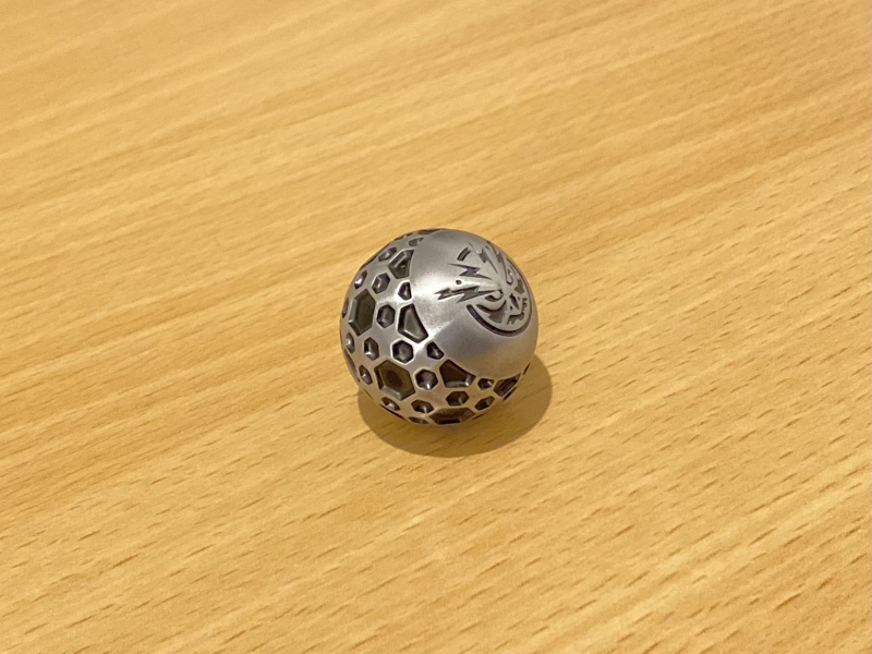 KAMMERGRIFFKUGEL mit stilisiertem Uhu-Kopf - Boule de levier " Owl " – pilt 3