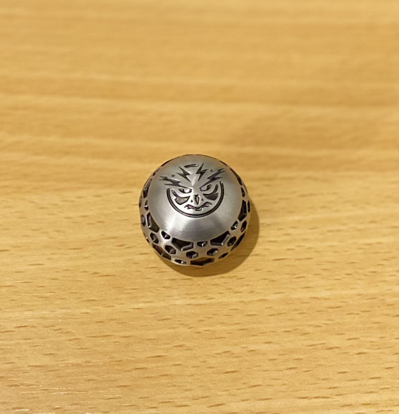 KAMMERGRIFFKUGEL mit stilisiertem Uhu-Kopf - Boule de levier " Owl " – pilt 2