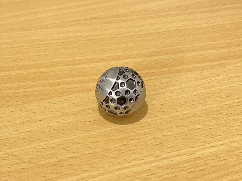 KAMMERGRIFFKUGEL mit stilisiertem Uhu-Kopf - Boule de levier " Owl " – pilt 4