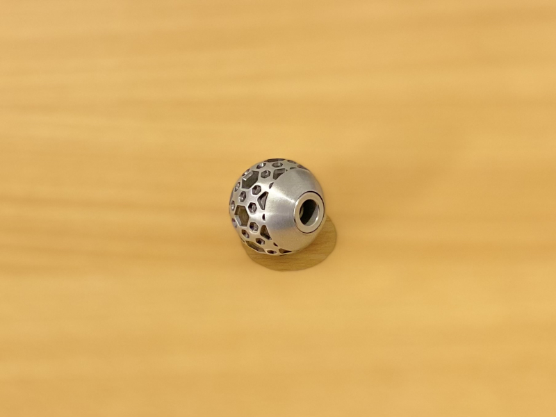 KAMMERGRIFFKUGEL mit stilisiertem Uhu-Kopf - Boule de levier " Owl " – pilt 5