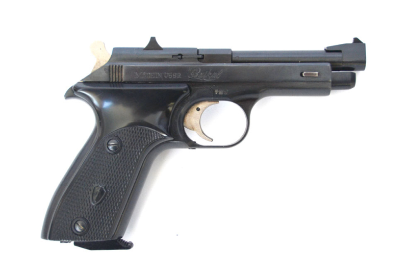 Selbstladepistole Baikal Modell Marco, Kaliber .22L.R., mit Holster und Reservemagazin, 1991 – Bild 2