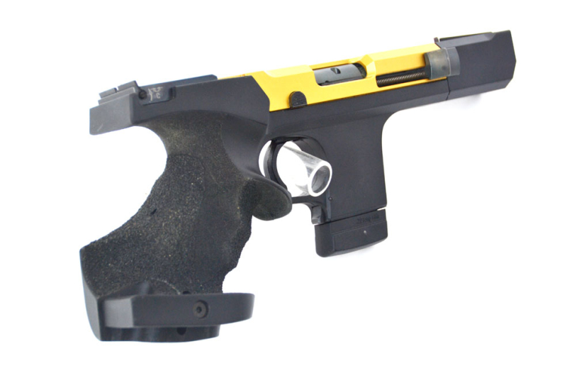 Selbstladepistole / Sportpistole Hämmerli SP 20, Kaliber .22L.R. Reservemagazin, 1998 – Bild 4